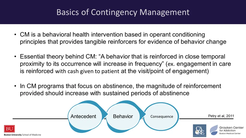 basics of contingency management