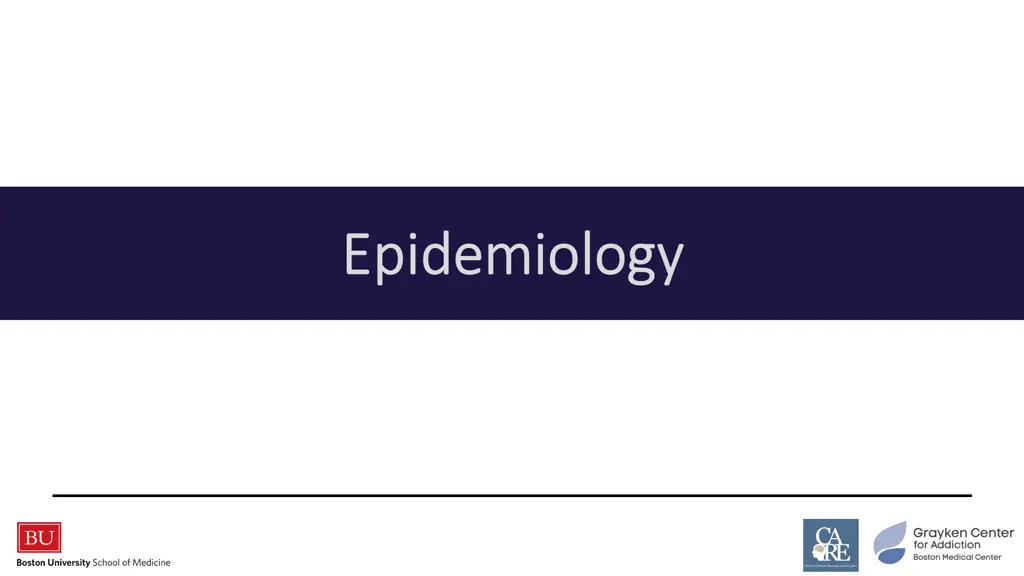 epidemiology epidemiology