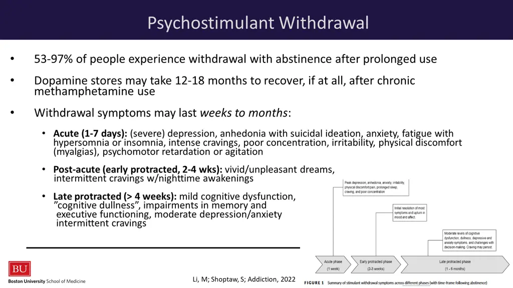 psychostimulant withdrawal