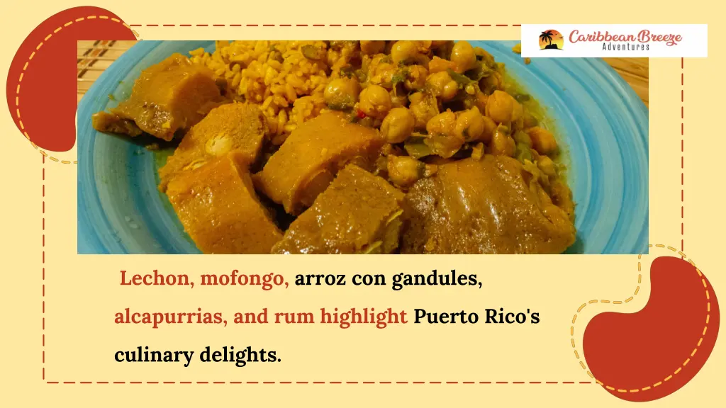 lechon mofongo arroz con gandules