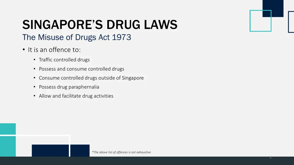 singapore s drug laws the misuse of drugs