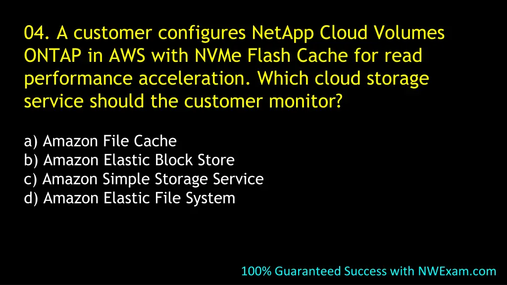 04 a customer configures netapp cloud volumes
