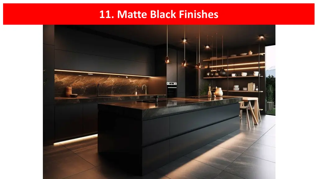 11 matte black finishes