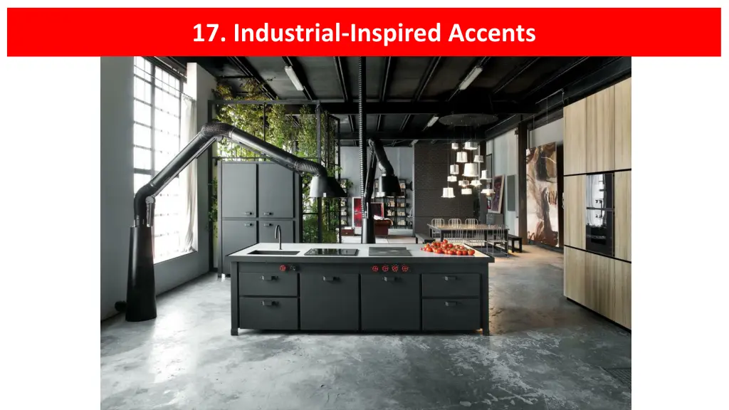 17 industrial inspired accents