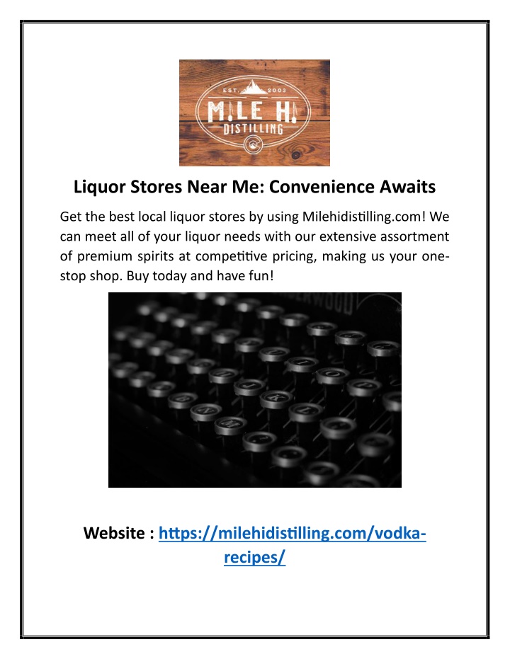 liquor stores near me convenience awaits