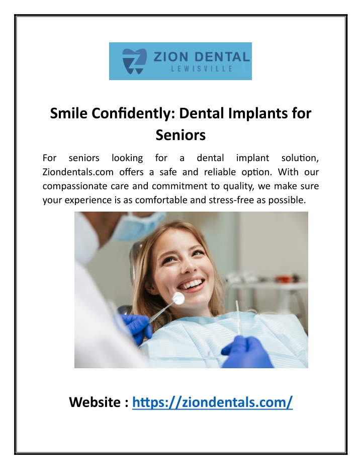 smile confidently dental implants for seniors