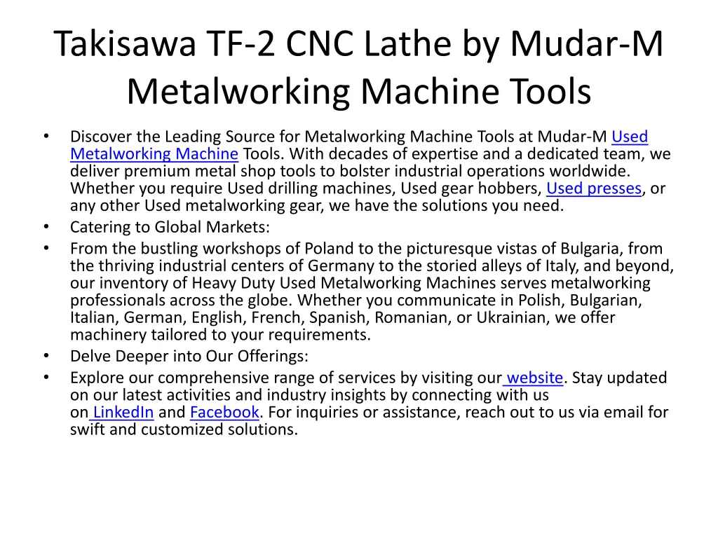 takisawa tf 2 cnc lathe by mudar m metalworking 1