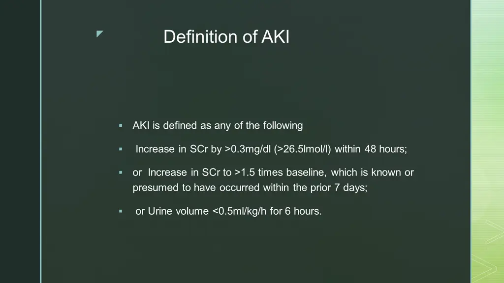 definition of aki