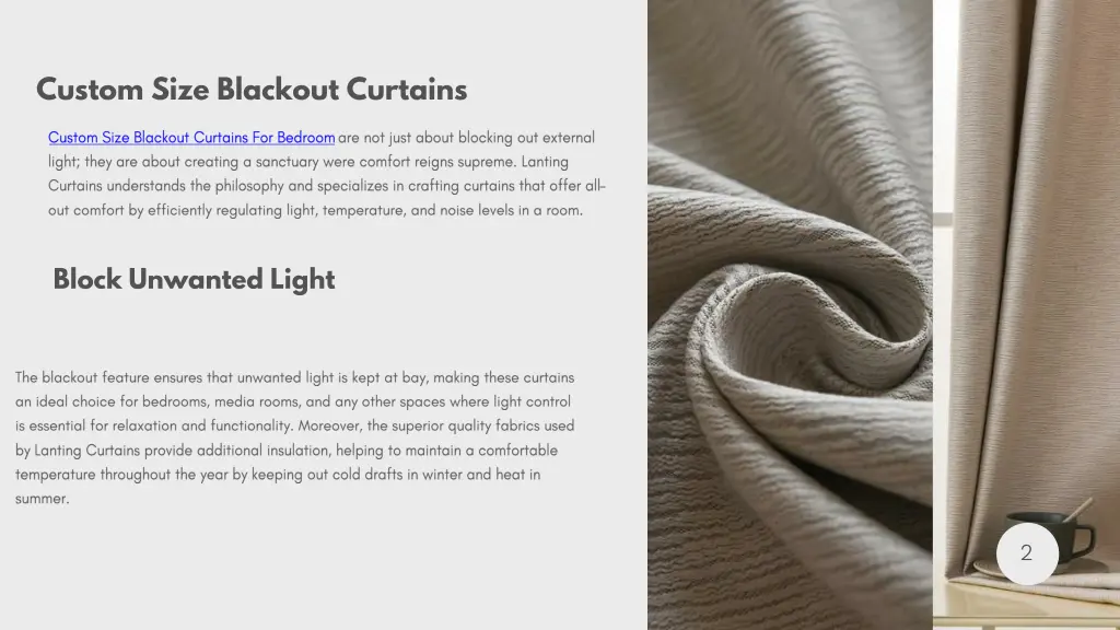custom size blackout curtains