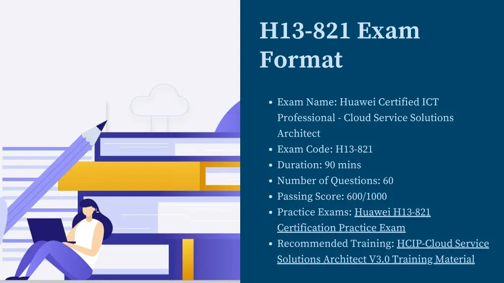 h13 821 exam format