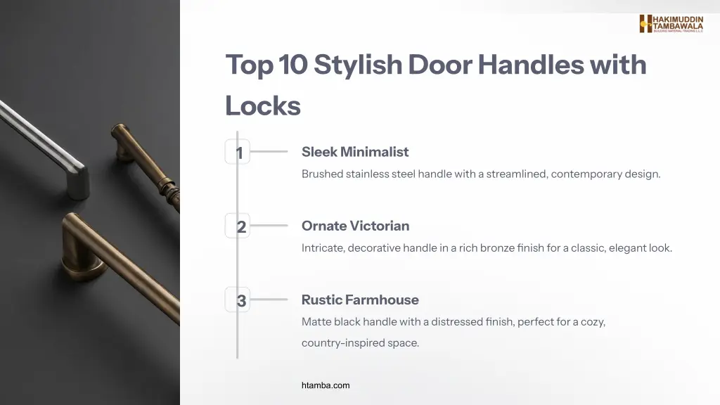 top 10 stylish door handles with locks