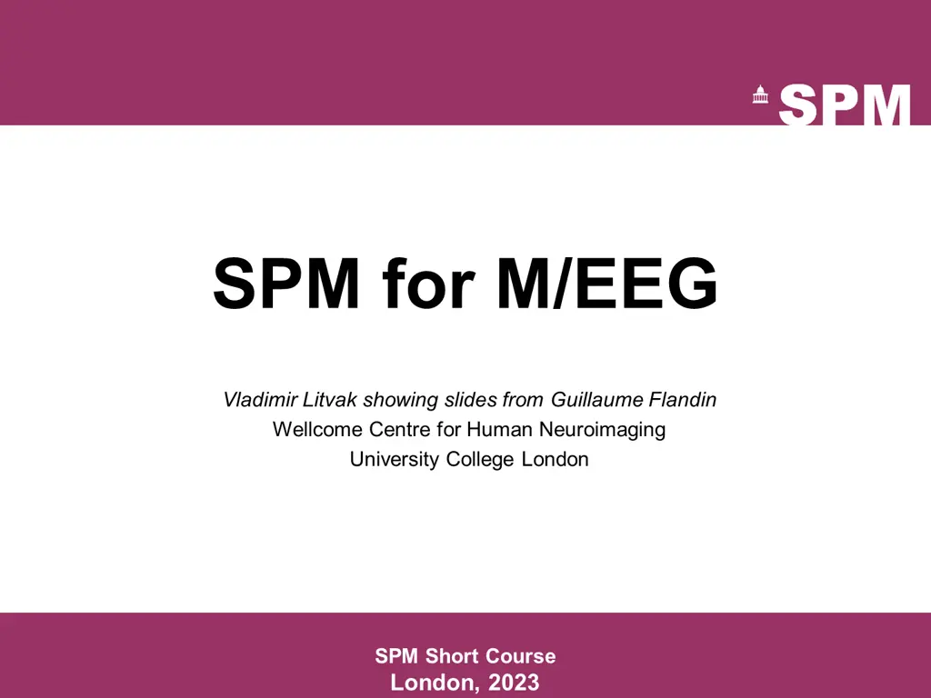 spm for m eeg