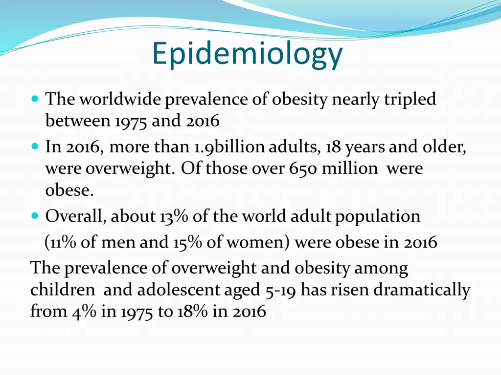 epidemiology