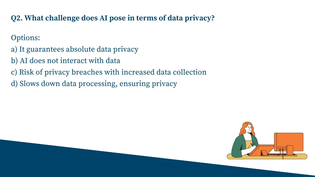 q2 what challenge does ai pose in terms of data