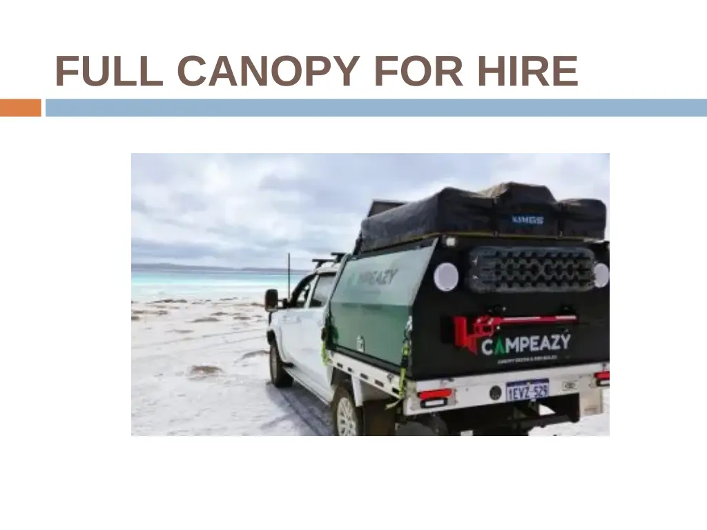 full canopy for hire