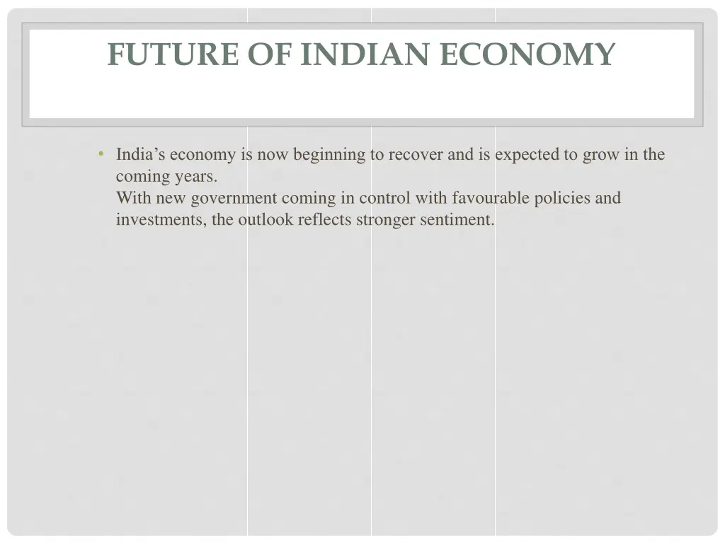 future of indian economy