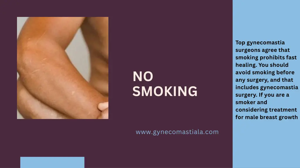 top gynecomastia surgeons agree that smoking
