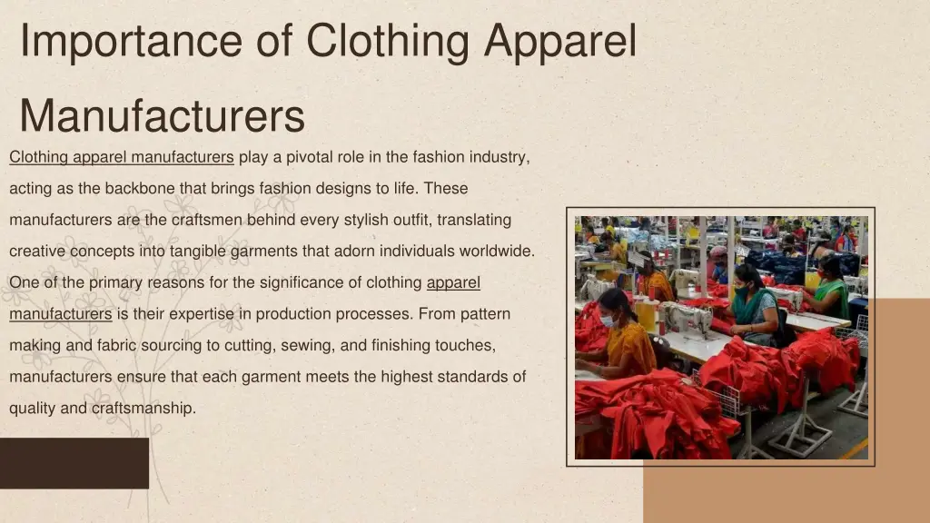 importance of clothing apparel