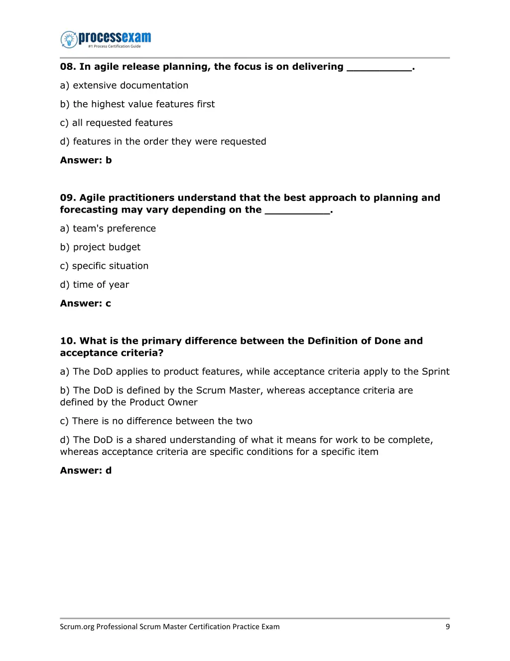 08 in agile release planning the focus