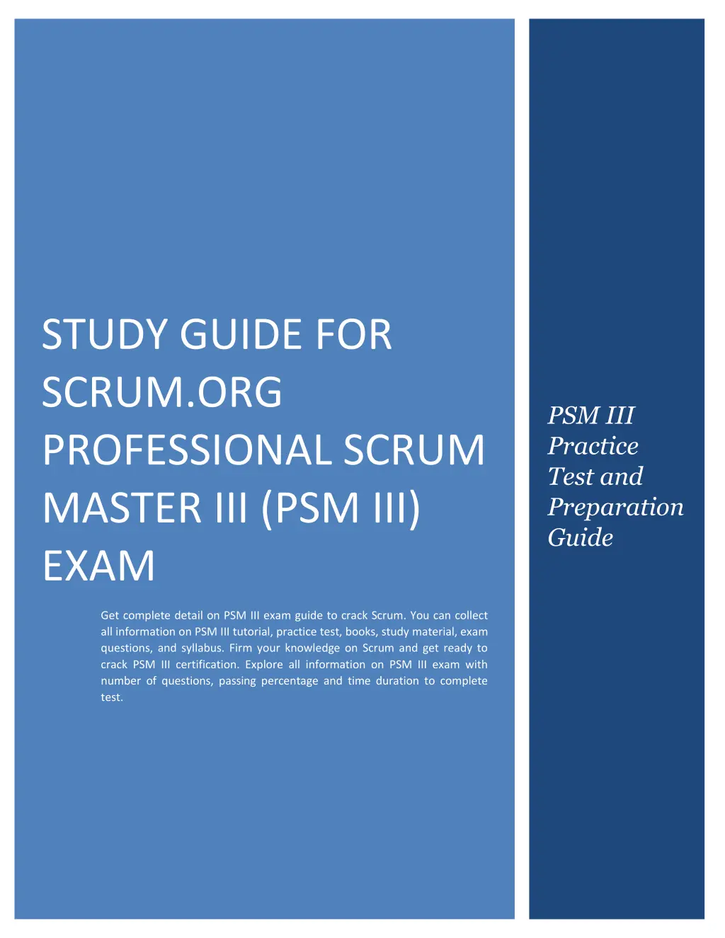 study guide for scrum org professional scrum