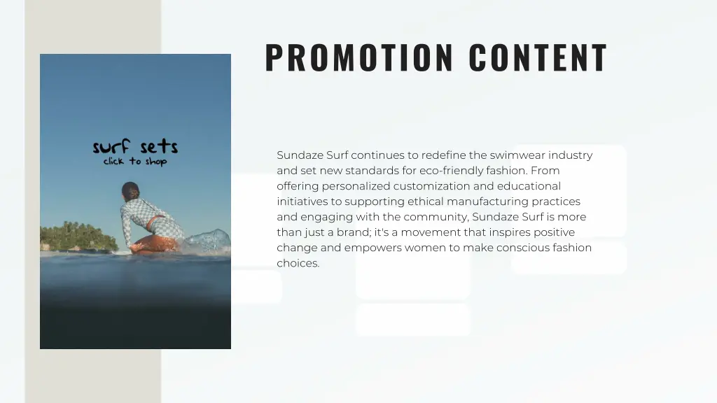 promotion content