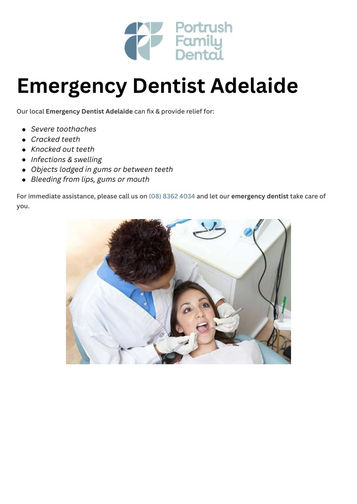 emergency dentist adelaide