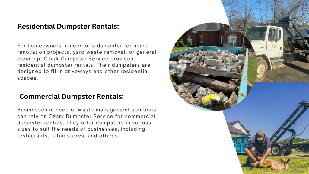 residential dumpster rentals