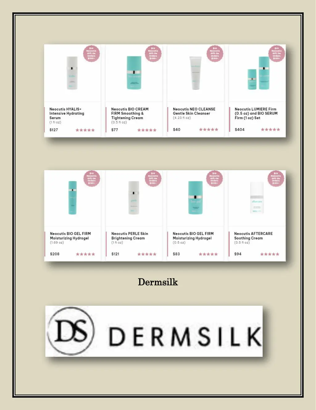 der dermsilk msilk