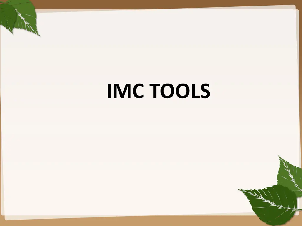 imc tools