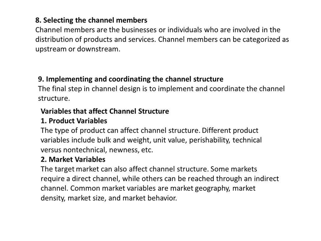 8 selecting the channel members channel members