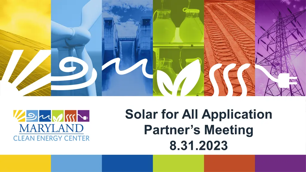 solar for all application partner s meeting