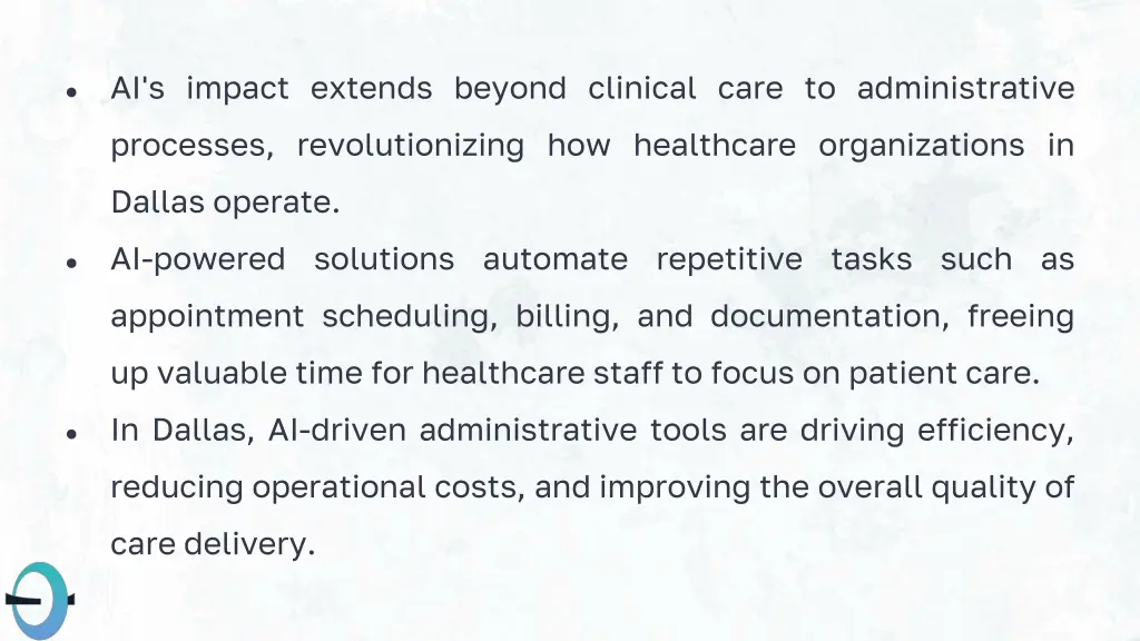 ai s impact extends beyond clinical care