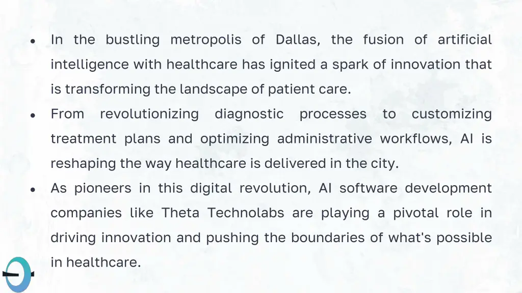 in the bustling metropolis of dallas the fusion