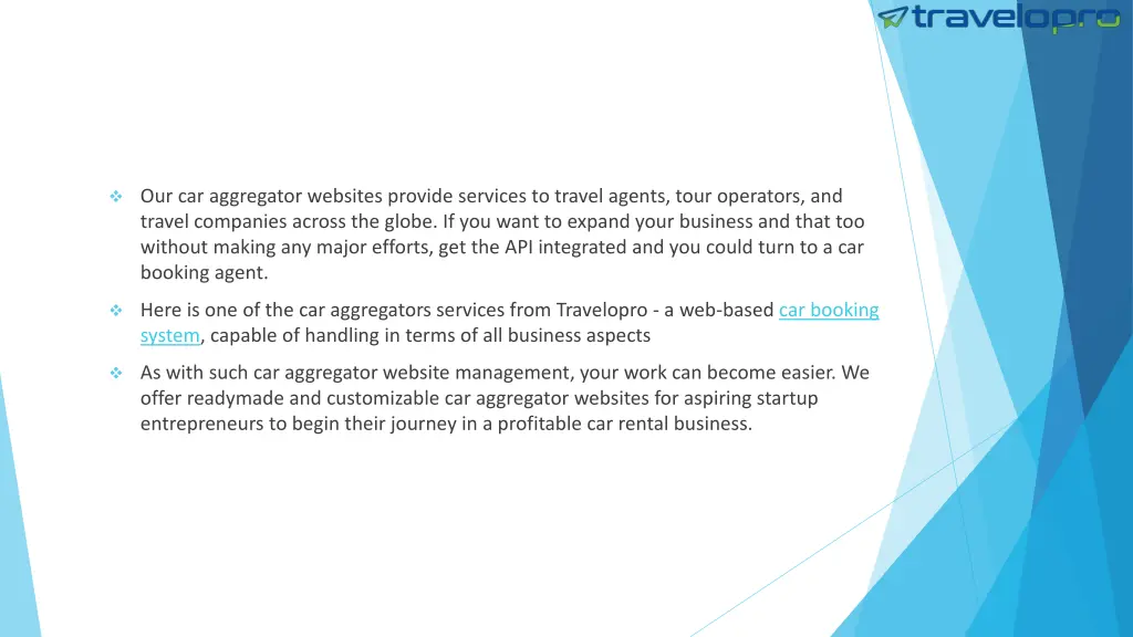 our car aggregator websites provide services