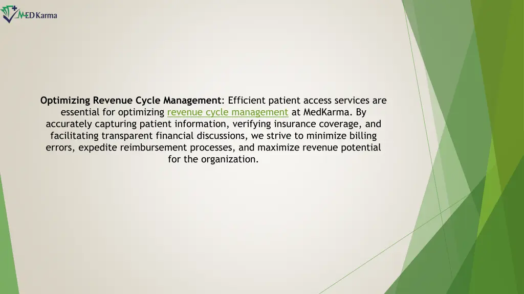 optimizing revenue cycle management efficient