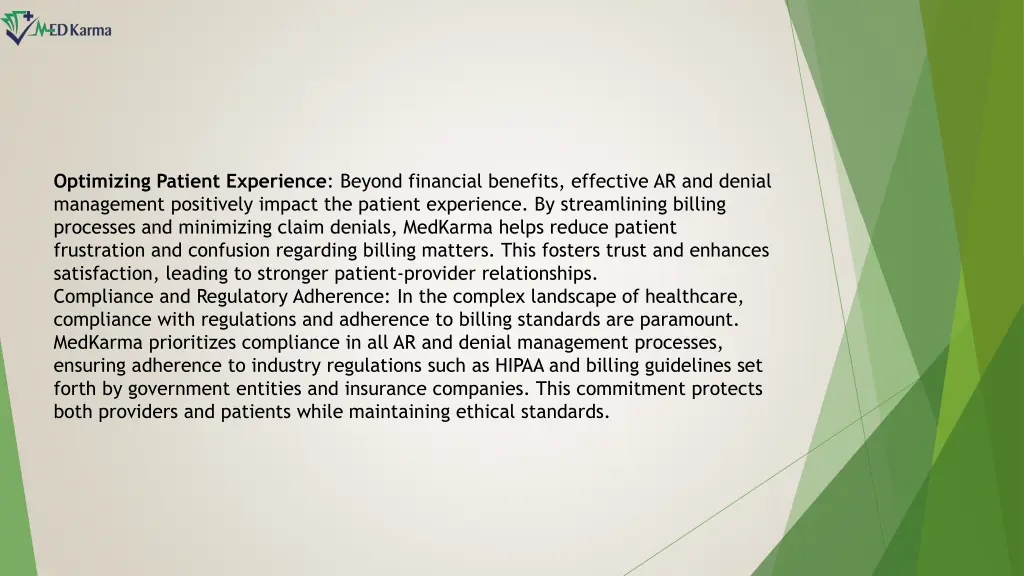 optimizing patient experience beyond financial