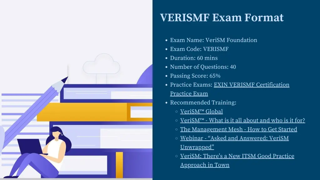 verismf exam format