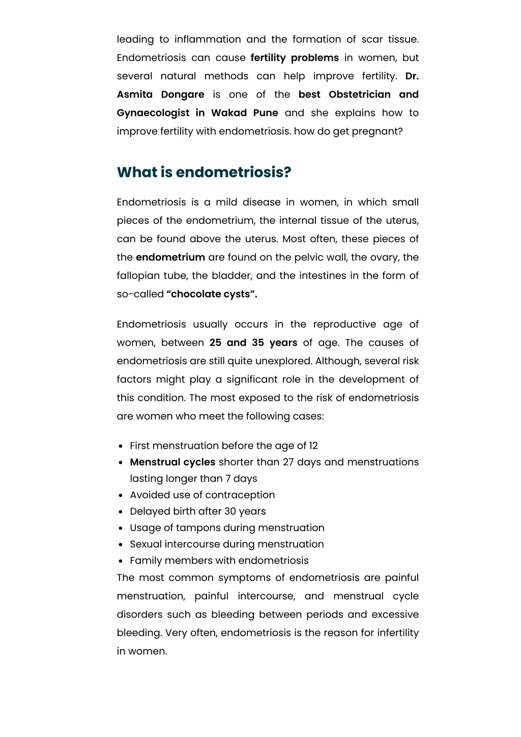 leading to inflammation and the formation of scar