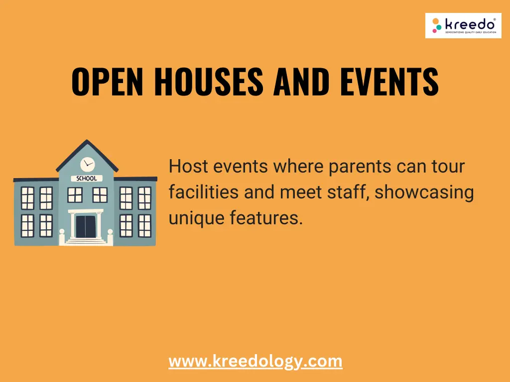 open houses and events