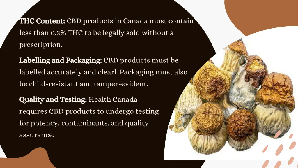 thc content cbd products in canada must contain