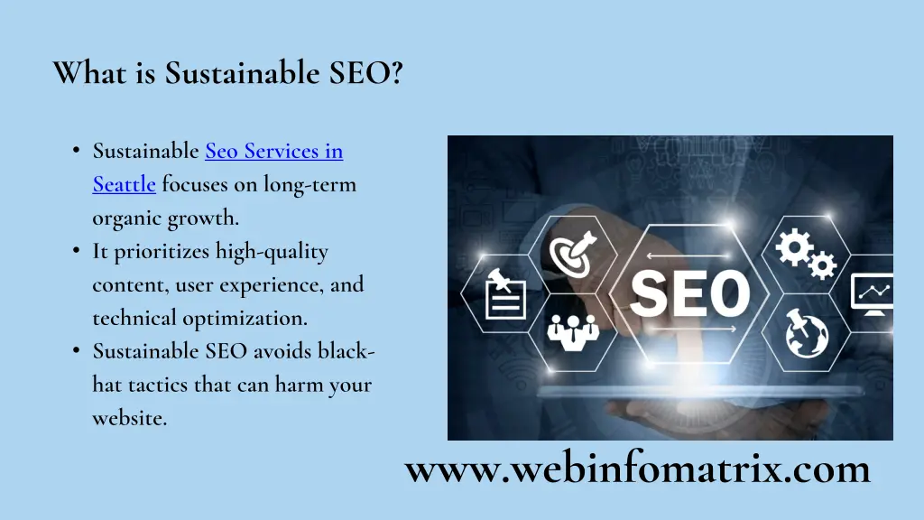 what is sustainable seo