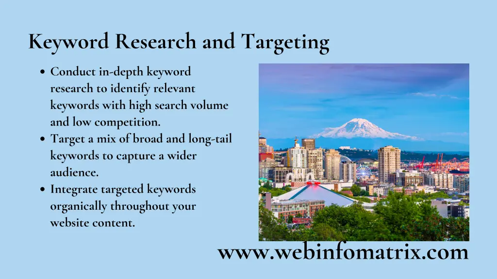 keyword research and targeting