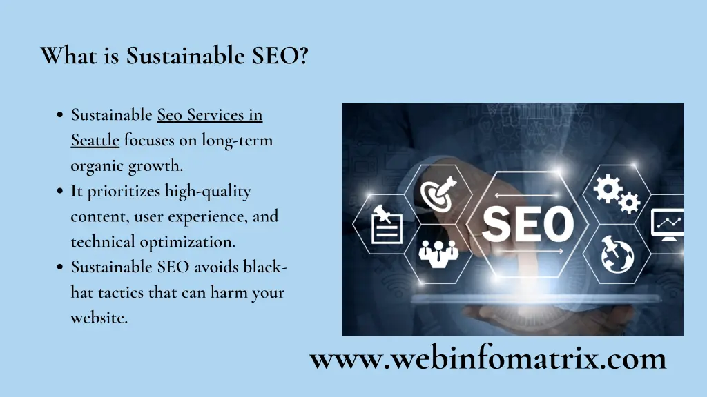 what is sustainable seo
