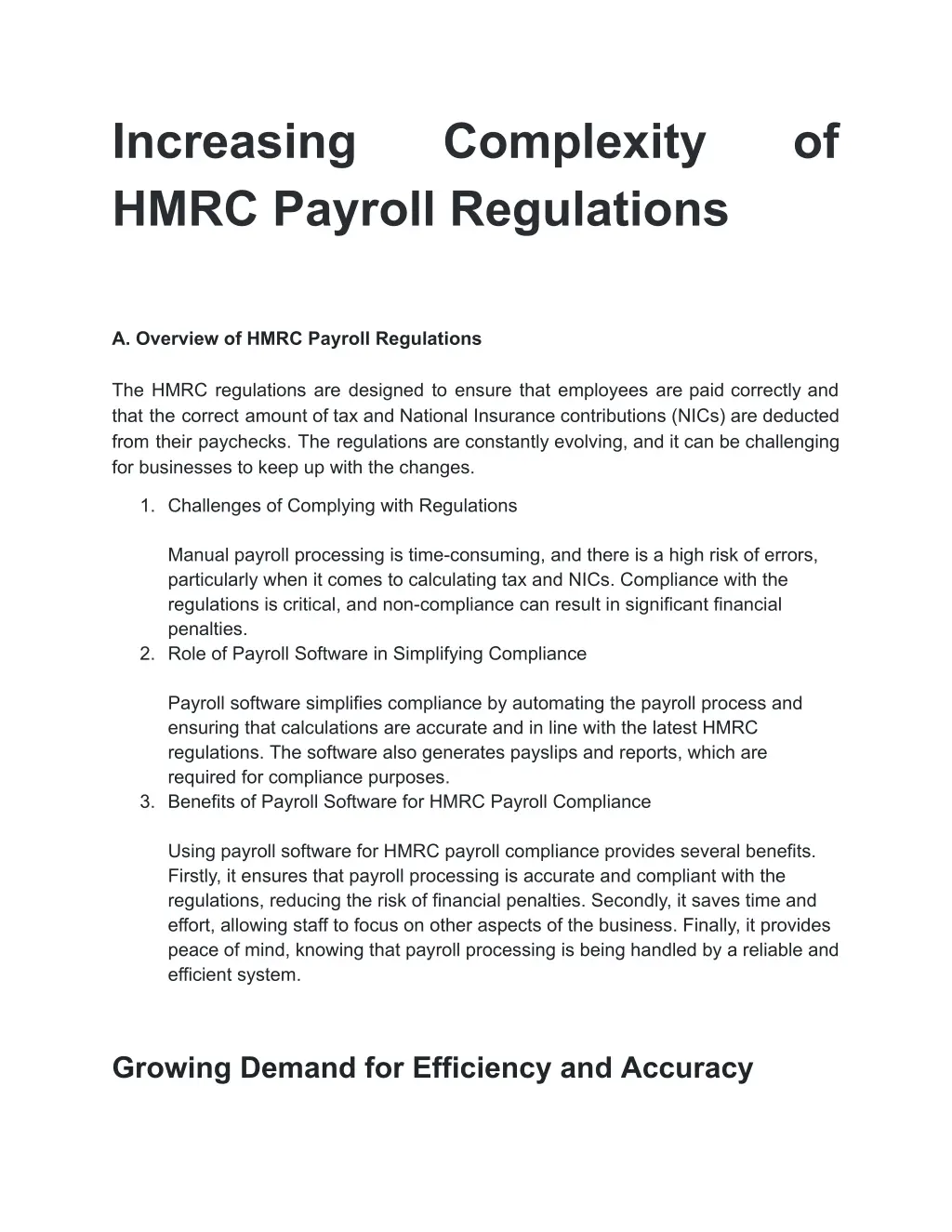 increasing hmrc payroll regulations