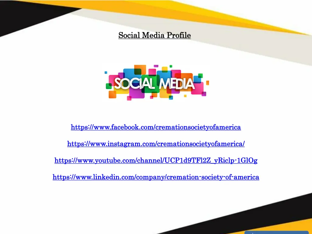 social media profile social media profile