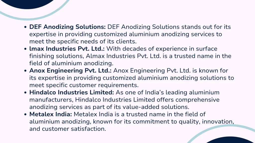 def anodizing solutions def anodizing solutions