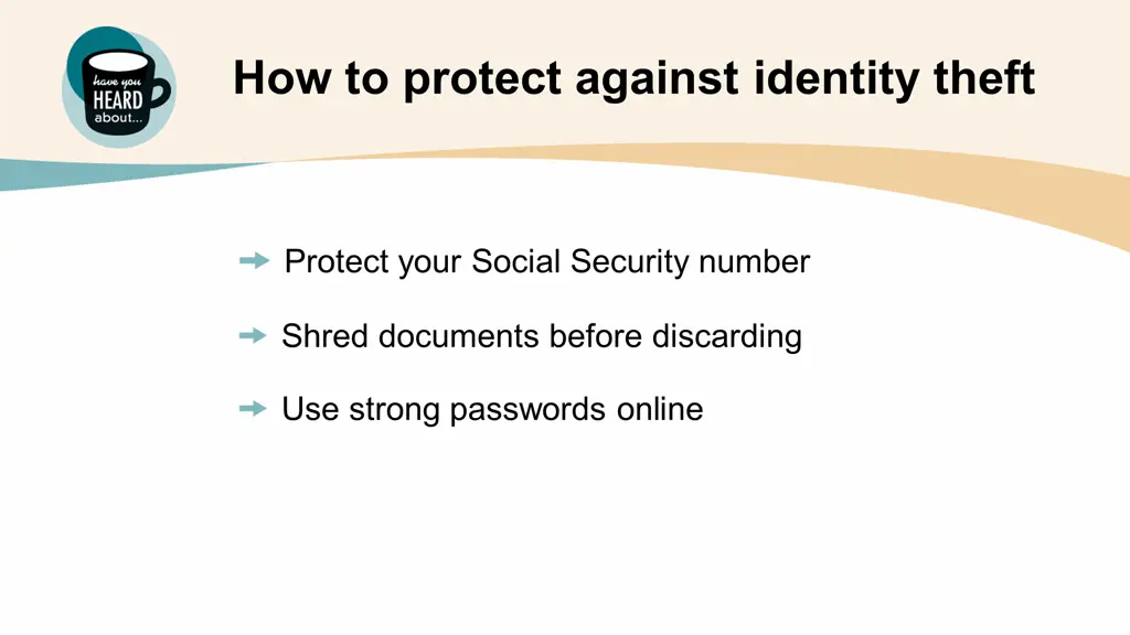 how to protect against identity theft