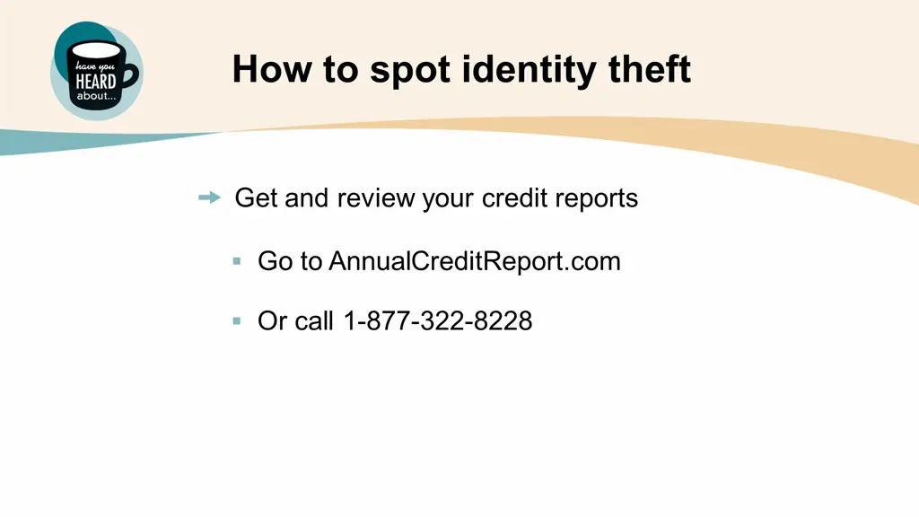 how to spot identity theft