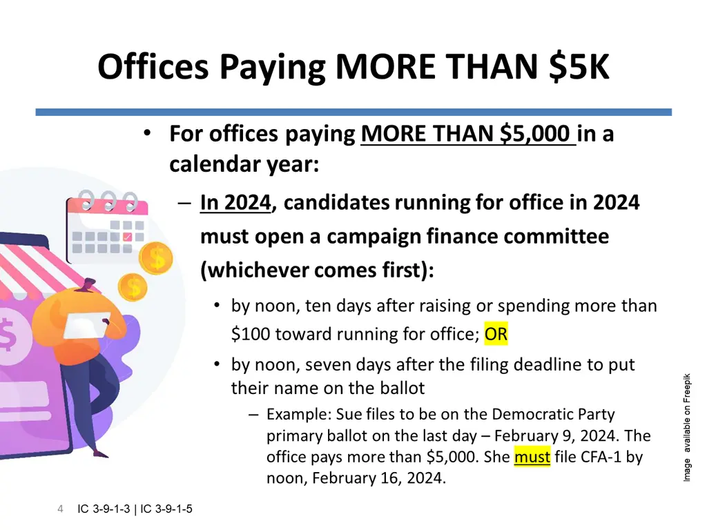 offices paying more than 5k