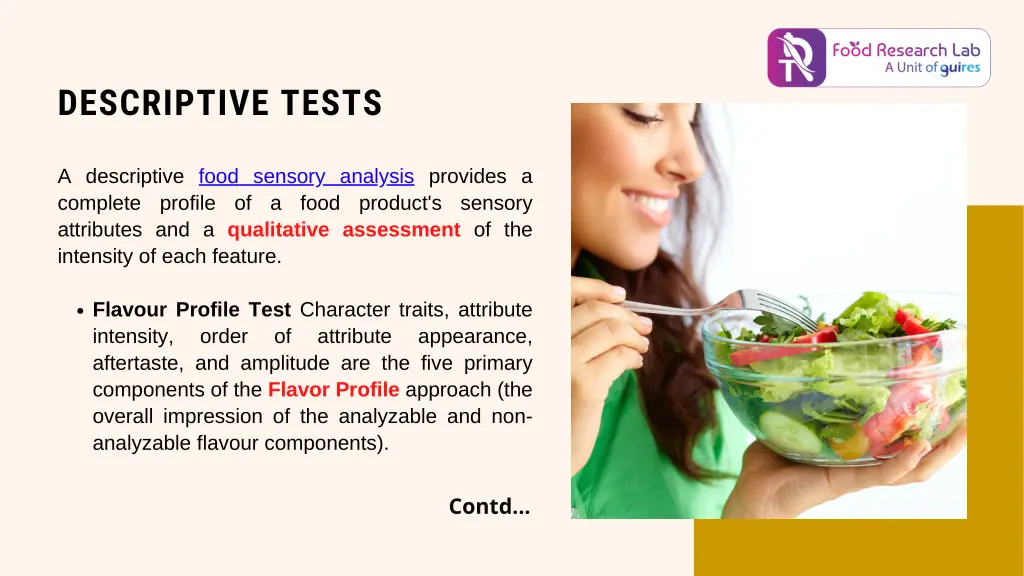 descriptive tests